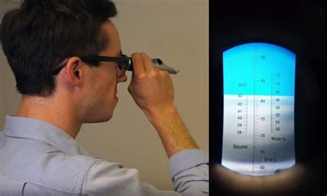 honey refractometer reading